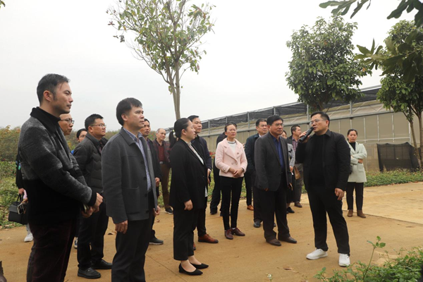 崇左市科学技术局组织科技工作者到广西南亚所观摩调研